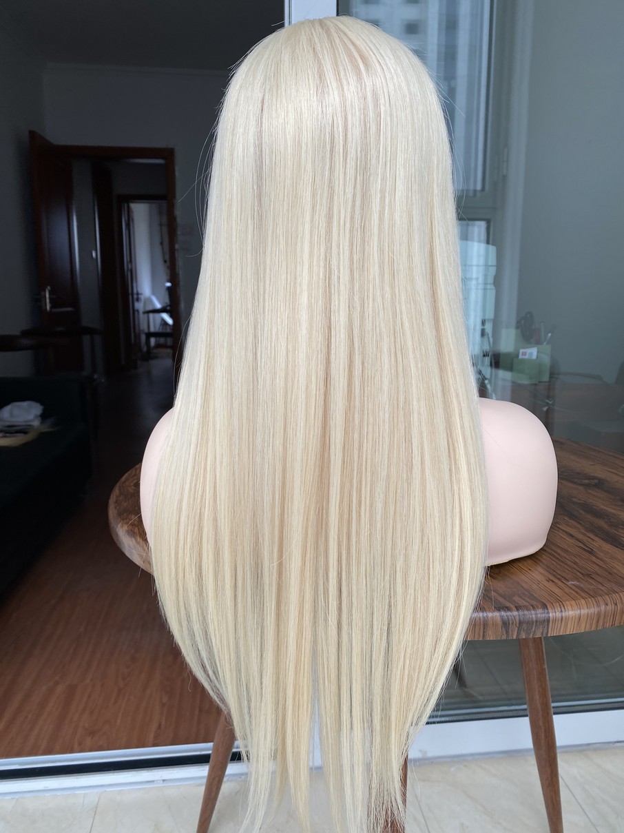 European Human Hair Wig,4×4″ Silk Top Full Lace Wigs Full Hand Tied Real  Virgin Remy Human Hair - Lavinia Wigs