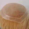 custom lace and poly around hair systems (bonded toppers) for women hair topper alopecia areata