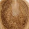 women hair topper a high quality human hair integration fishnet topper designed to seamlessly blend with natural hair for added volume and coverage